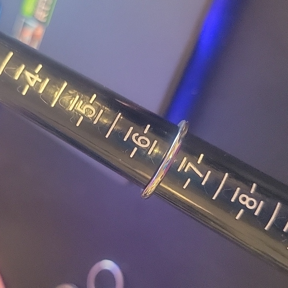 3 Keys Jewelry size 6 to 6.5 ring. Surgical steel